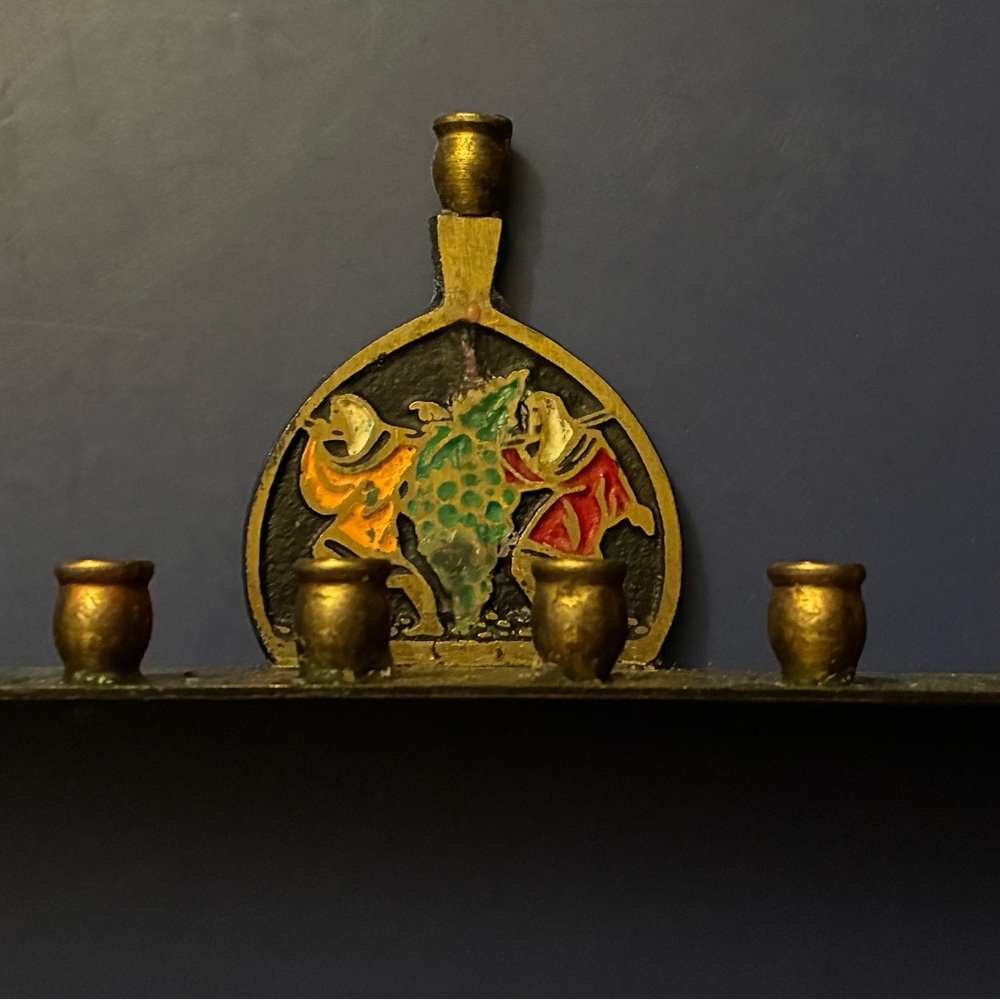 Vintage Brass Candle Holder